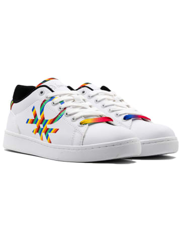 Benetton Sneakers wit/geel