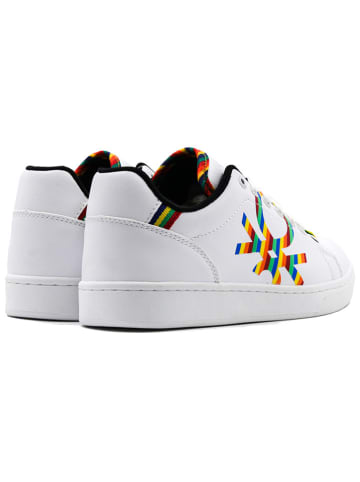 Benetton Sneakers wit/geel