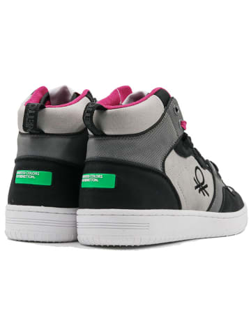 Benetton Sneakersy w kolorze czarno-szarym