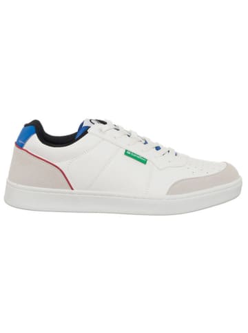 Benetton Sneakersy w kolorze biało-niebieskim