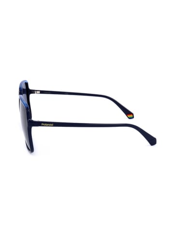 Polaroid Damen-Sonnenbrille in Dunkelblau/ Blau