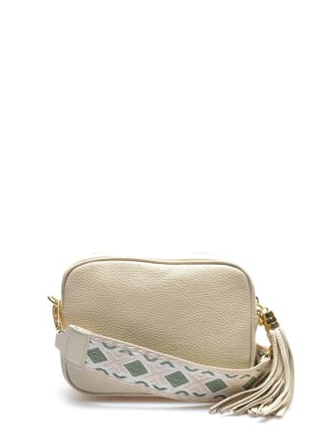 Luisa Vannini Leder-Umhängetasche in Gold - (B)15 x (H)21 x (T)6,5 cm