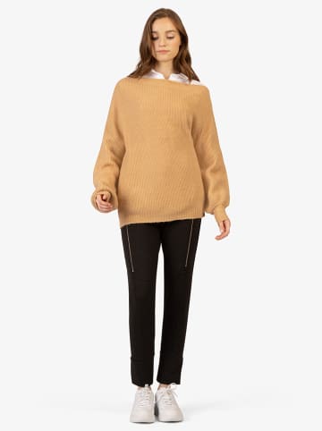APART Sweter w kolorze beżowym