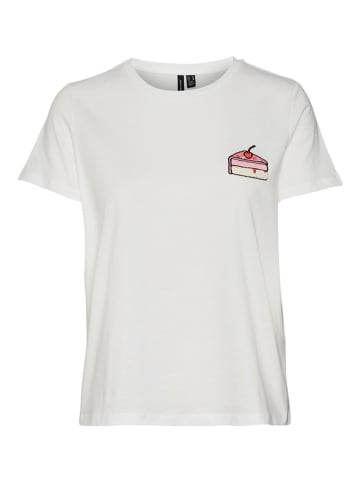 Vero Moda Koszulka "Mia Francis" w kolorze białym