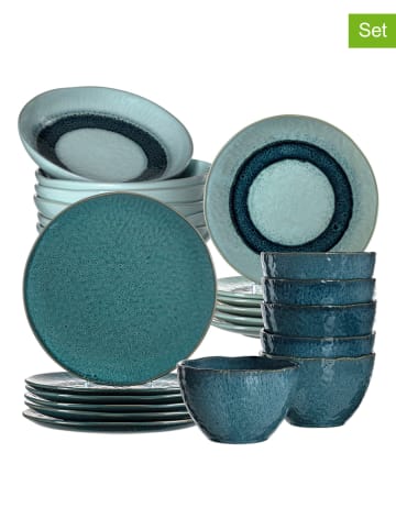 LEONARDO 24tlg. Geschirrset "Mate" in Blau