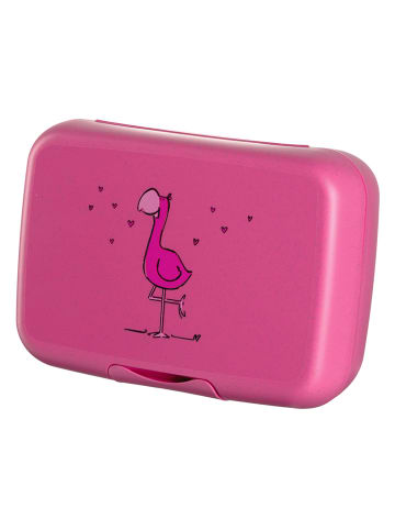 LEONARDO Lunchbox "Flamingo" in Pink - (B)19 x (H)6,6 x (T)13,5 cm