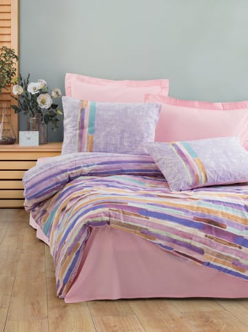 Colorful Cotton Renforcé beddengoedset "Larry" crème