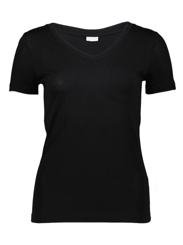 LASCANA Koszulka w kolorze czarnym