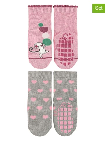 Sterntaler 2er-Set: ABS-Socken in Rosa