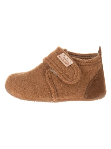 Living Kitzbühel Krabbelschuhe in Hellbraun
