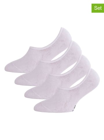 ewers Skarpety-stopki (4 pary) w kolorze białym