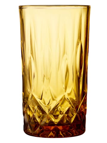 Bitz Szklanki (4 szt.) "Sorrento" w kolorze żółtym - 380 ml