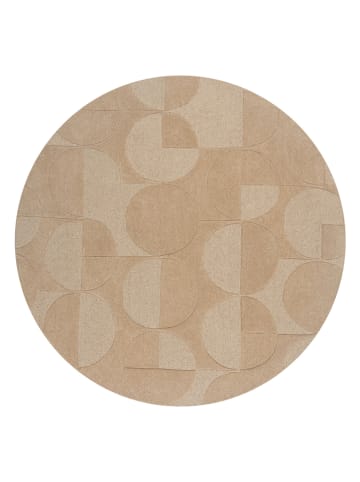 Flair Rugs Woll-Teppich in Beige