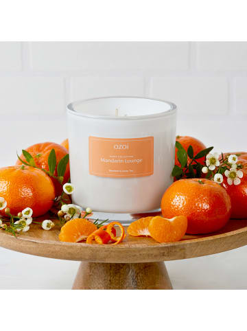 Ozoi Geurkaars "Mandarin Lounge" oranje - 190 g