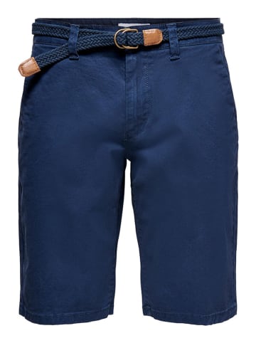 ONLY & SONS Bermuda "Will" donkerblauw