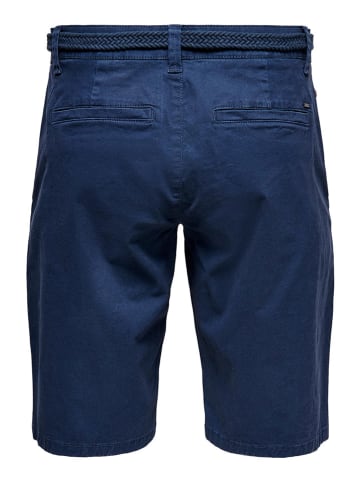 ONLY & SONS Bermuda "Will" donkerblauw