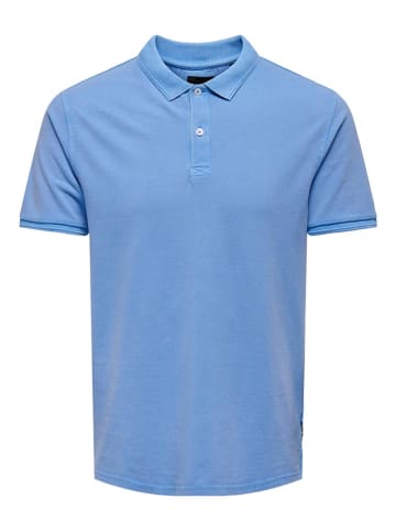 ONLY & SONS Poloshirt "Travis" blauw