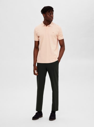 SELECTED HOMME Poloshirt "Dante" in Rosa