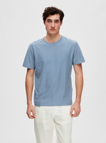 SELECTED HOMME Koszulka "Relax" w kolorze błękitnym
