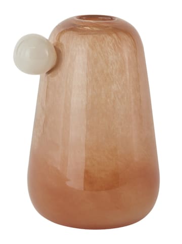 OYOY living design Vase "Inka" in Taupe - (H)20 x Ø 12,5 cm