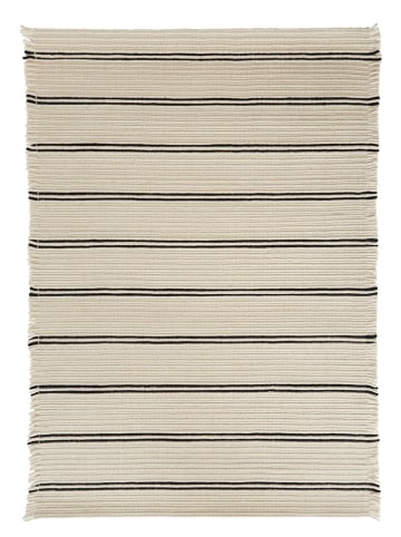 OYOY living design Wełniany dywan "Putki" w kolorze kremowym - 200 x 146 cm