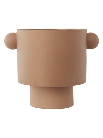 OYOY living design Vase "Inka" in Hellbraun - (H)23 x Ø 30 cm