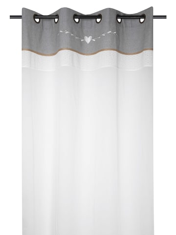 STOF France Ringgordijn "Candice" wit - (L)260 x (B)140 cm