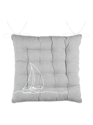 STOF France Sitzkissen "Yacht" in Blau - (L)38 x (B)38 cm