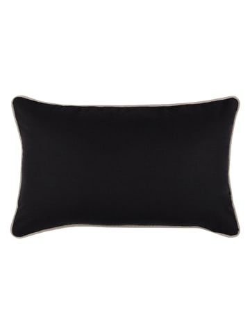 STOF France Kissen "Duo" in Schwarz - (L)30 x (B)50 cm