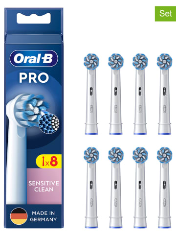 Oral-B 8-delige set: opzetborstels "Pro Sensitive Clean"