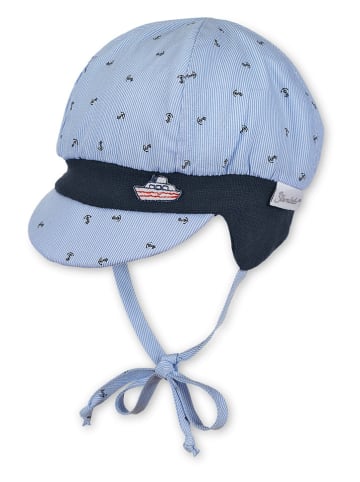 Sterntaler Muts met klep lichtblauw