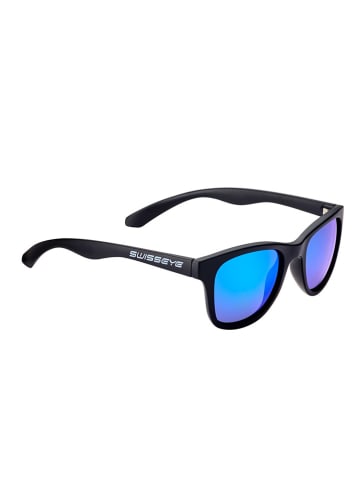 SWISSEYE Okulary sportowe "Kanjo Flex" w kolorze czarno-niebiesko-fioletowym