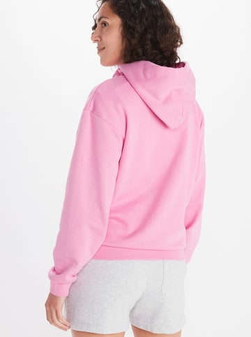 Marmot Hoodie "Peaks" lichtroze