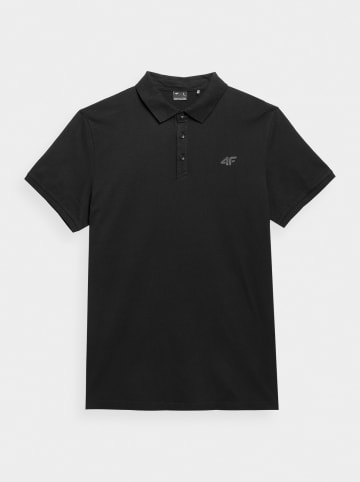 4F Poloshirt in Schwarz