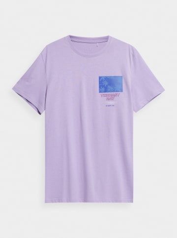 4F Koszulka w kolorze fioletowym