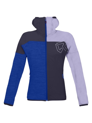 ROCK EXPERIENCE Fleece vest "Kobra" blauw/lila