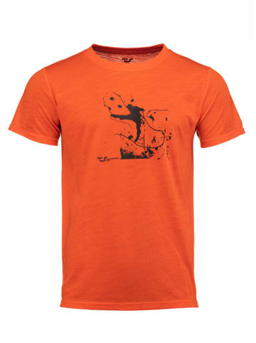 ROCK EXPERIENCE Functioneel shirt "Alpin" oranje