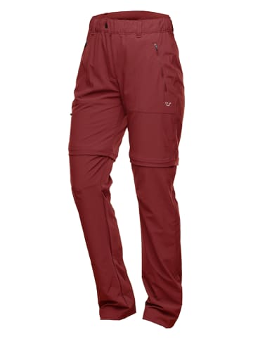 Traunstein Sport Spodnie funkcyjne Zipp-Off "Louisiana" w kolorze czerwonym