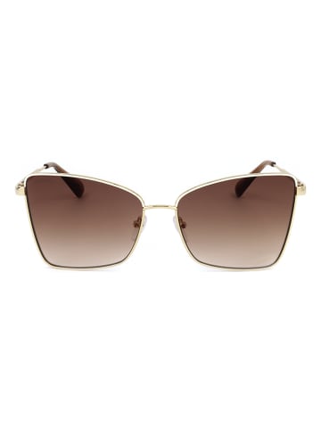 MAX & CO Damen-Sonnenbrille in Gold/ Braun