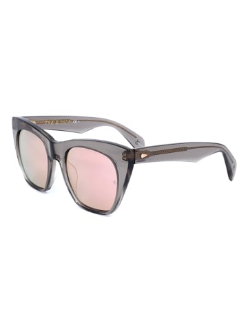 RAG & BONE Damen-Sonnenbrille in Grau/ Rosa