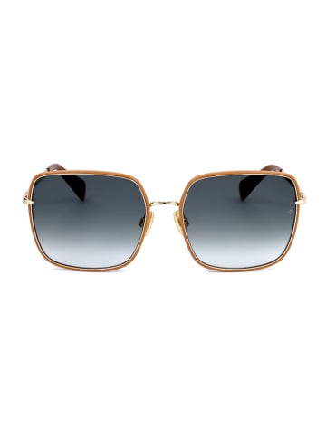 RAG & BONE Damen-Sonnenbrille in Gold-Braun/ Grau