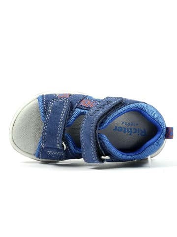 Richter Shoes Sandalen in Dunkelblau/ Blau