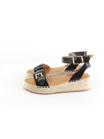 C'M Sleehaksandalen zwart