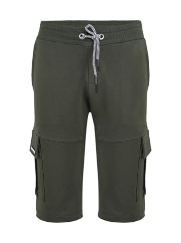 Blue Effect Shorts in Grün