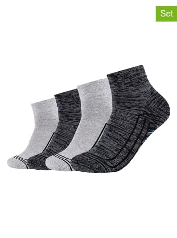 Skechers 4-delige set: sokken grijs