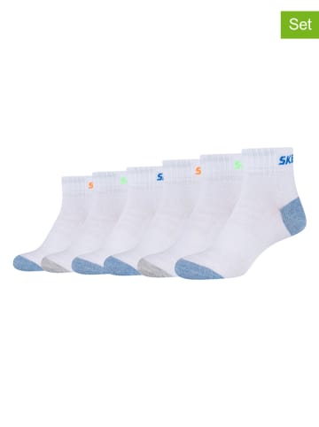 Skechers 6-delige set: sokken wit