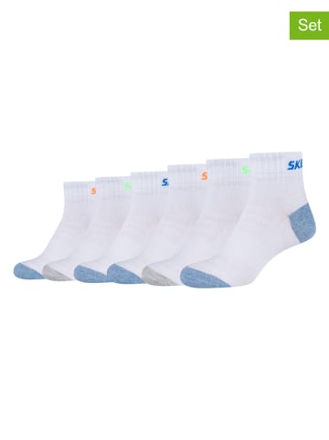 Skechers Skarpety (6 par) w kolorze białym