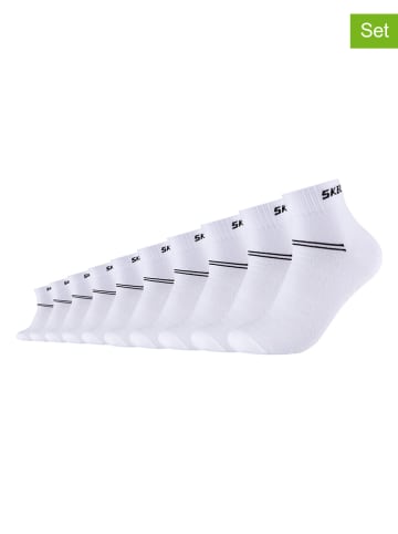 Skechers Skarpety (10 par) w kolorze białym