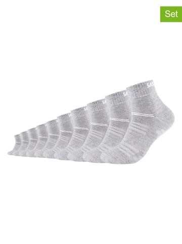 Skechers 10-delige set: sokken grijs