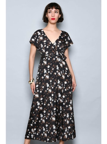 Tarifa Kleid in Schwarz/ Bunt